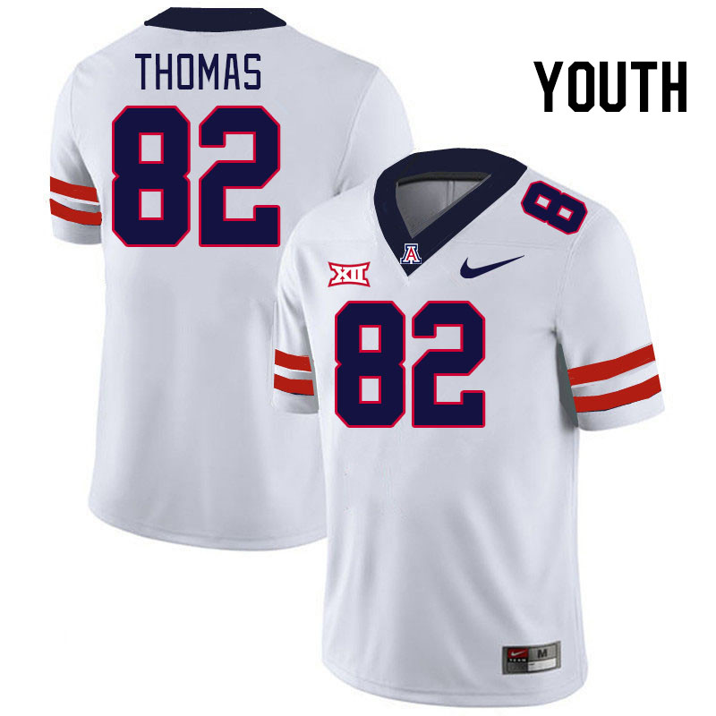 Youth #82 Dorian Thomas Arizona Wildcats Big 12 Conference College Football Jerseys Stitched-White